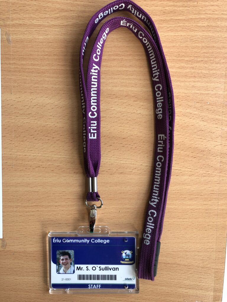 School ID Badge and Lanyard